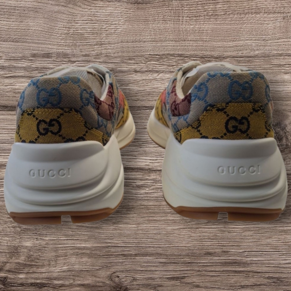 Gucci Rhyton GG Multi Orange Sneakers - Size 10 - StockX Verified - Picture 5 of 6